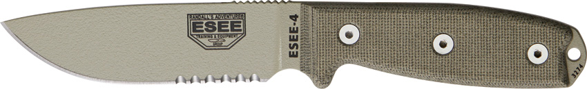 ESEE Model 4 Part Serrated 4SKODT