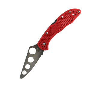 Delica 4 Trainer, Red FRN Handle, Blunt Edge, C11TR