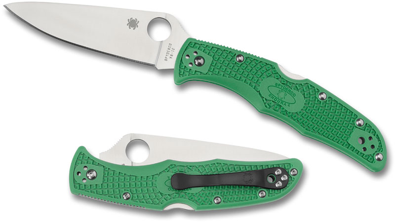 Endura 4, Green FRN Handle, Plain, C10FPGR