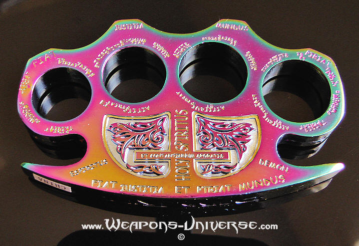 Rainbow Constantine Brass Knuckles