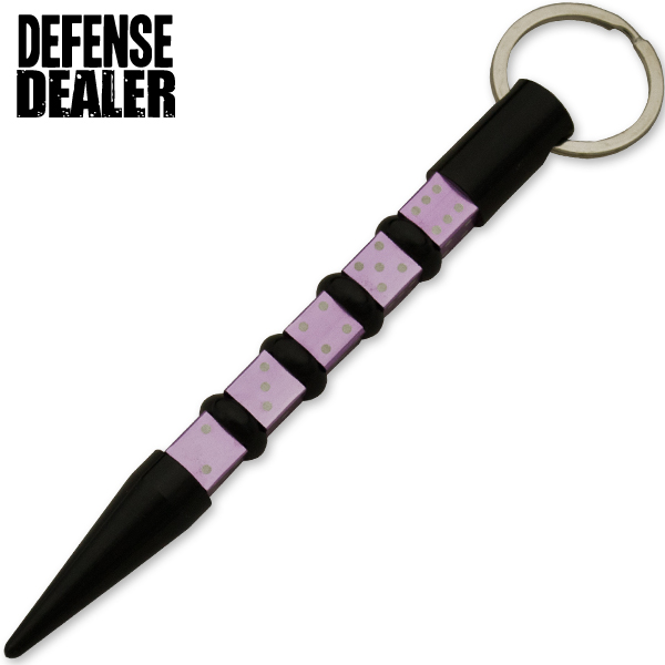 Black Kubaton with Purple Dice