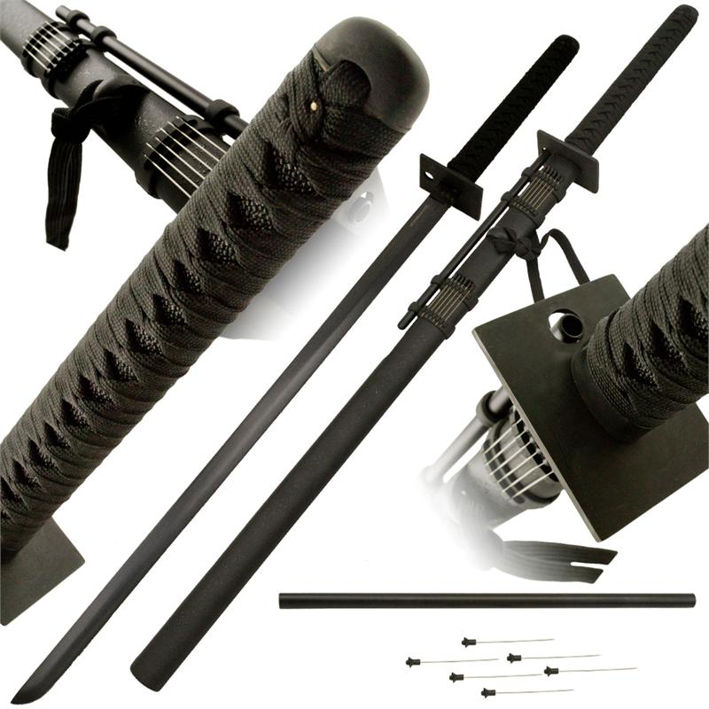 Blow Gun Katana Dart Set Samurai Sword