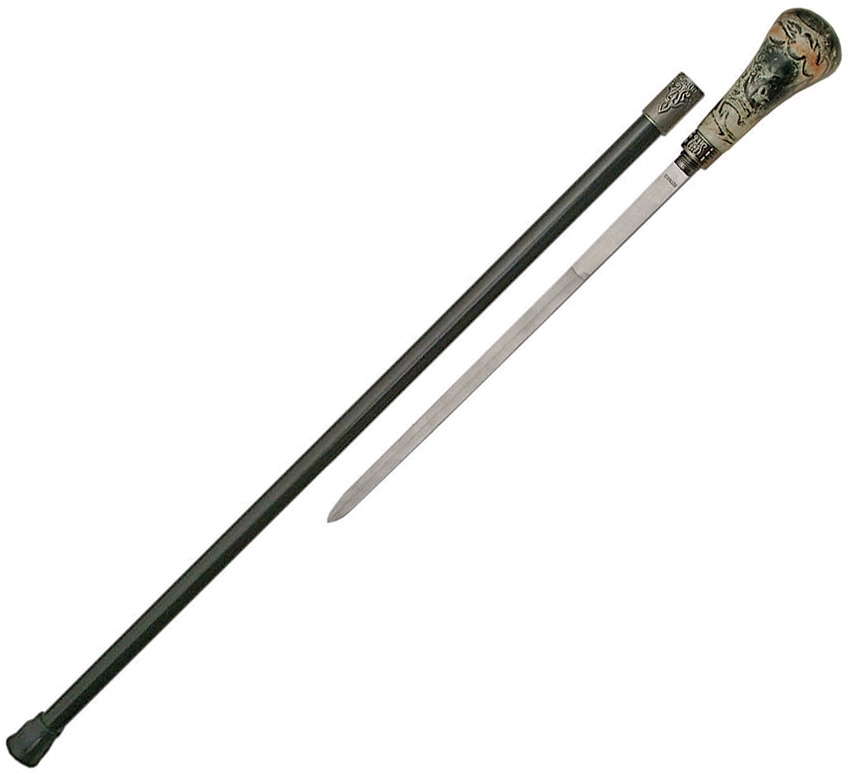 China Made CN926867WF Twin Wolves Cane Sword