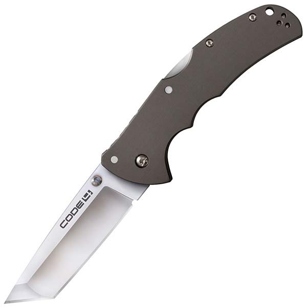 Cold Steel 58PT Code 4, Aluminum Handle, Satin Tanto