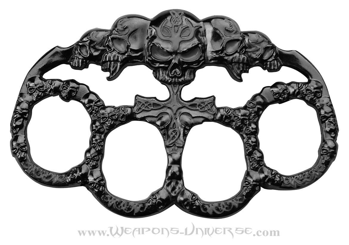 Dark Affliction Brass Knuckles, Black