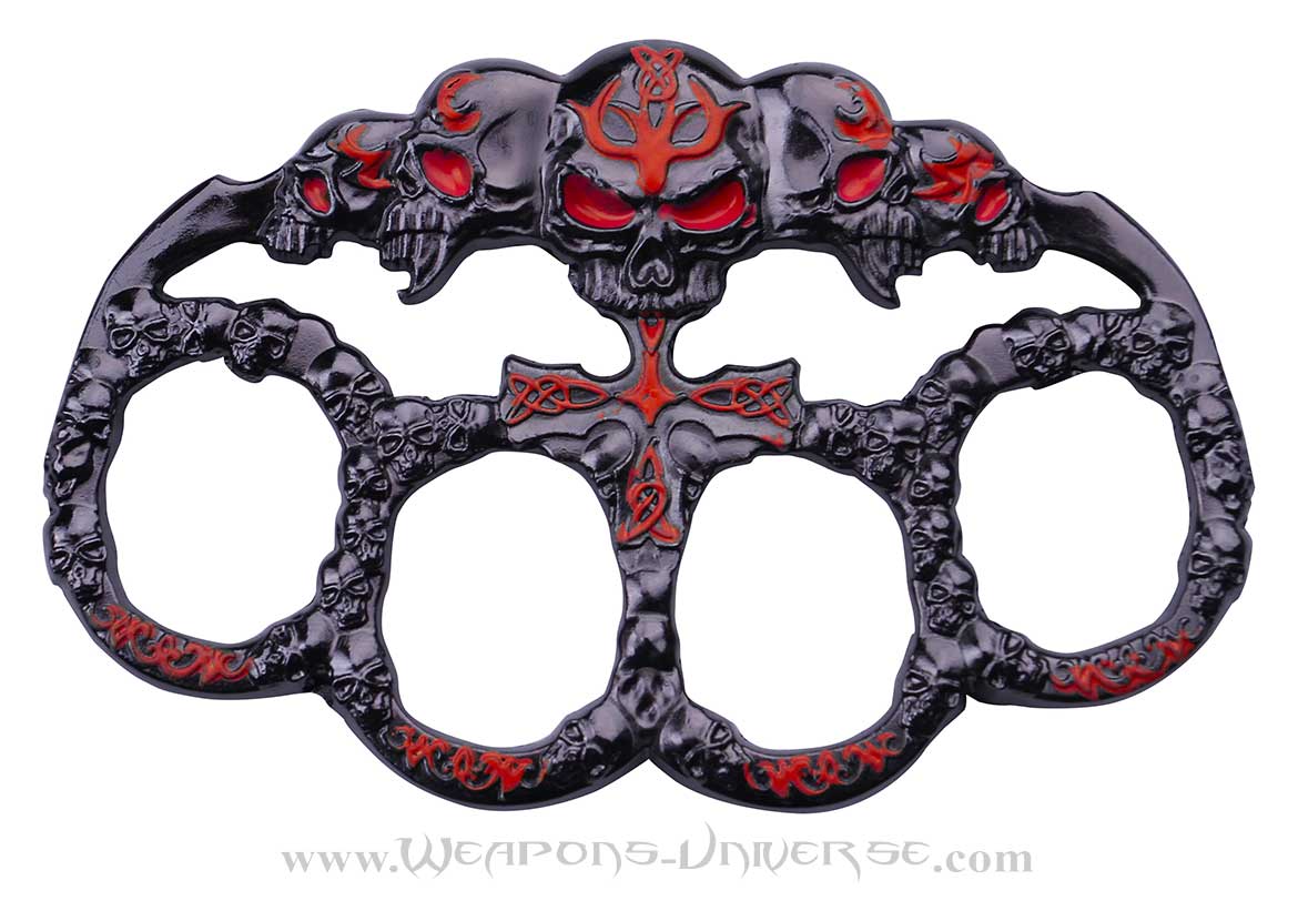 Dark Affliction Brass Knuckles, Red