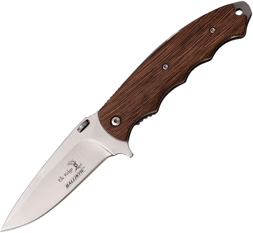 Elk Ridge ERA169 Linerlock A/O Knife, Pakkawood