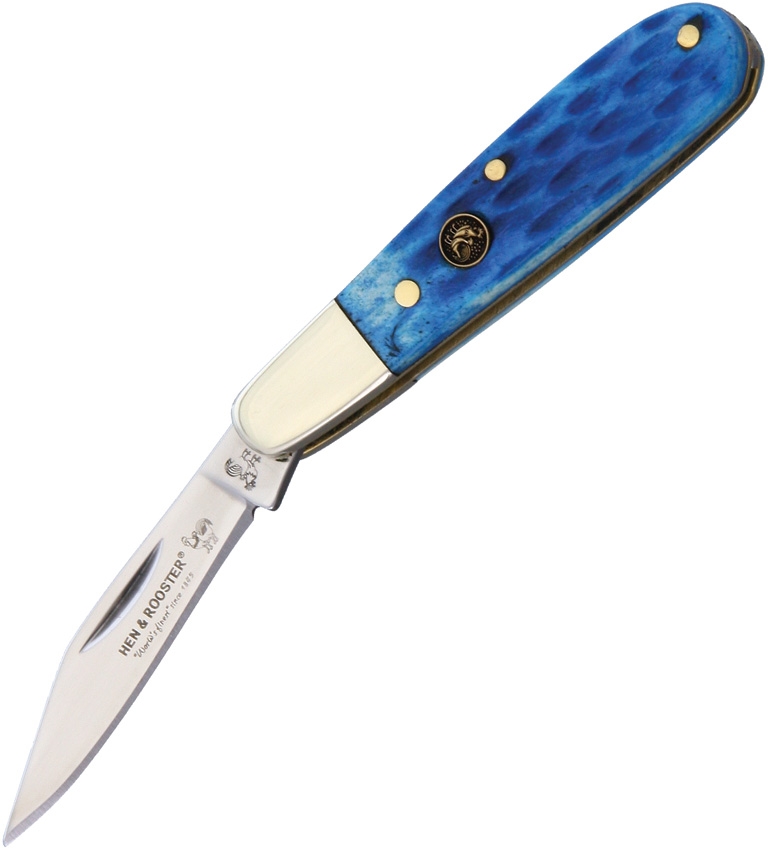 Hen and Rooster HR241BLPB Folder Blue Pick Bone Knife