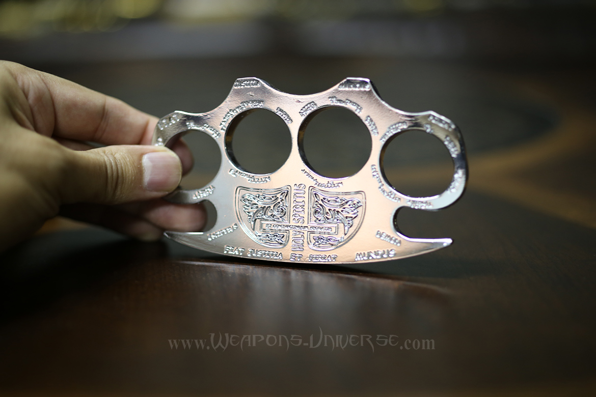 Holy Spirit Brass Knuckles, Chrome