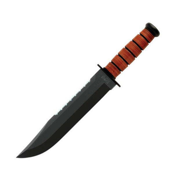 KA-BAR 2217 Leather Handled Big Brother Knife