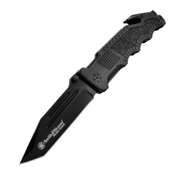 Smith & Wesson SWBG2T Border Guard 2, Black Alum Knife